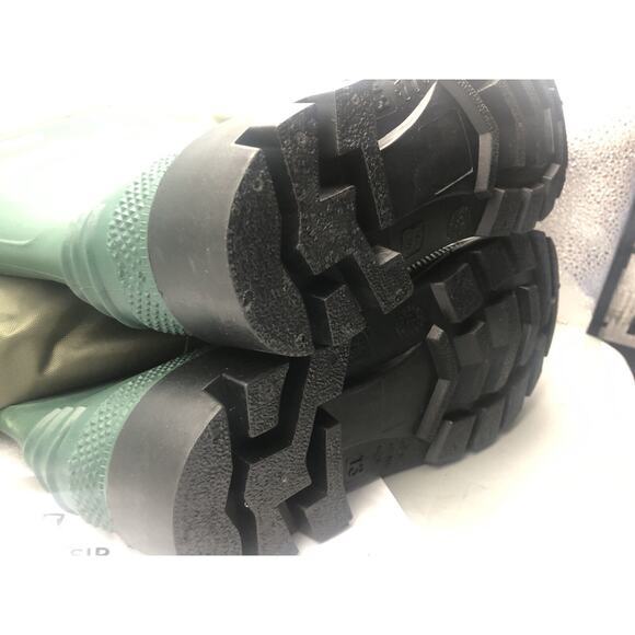 FishingSir Unisex Neoprene Fishing Waders Insulated Cleated Bootfoot Green 13 - Picture 15 of 16